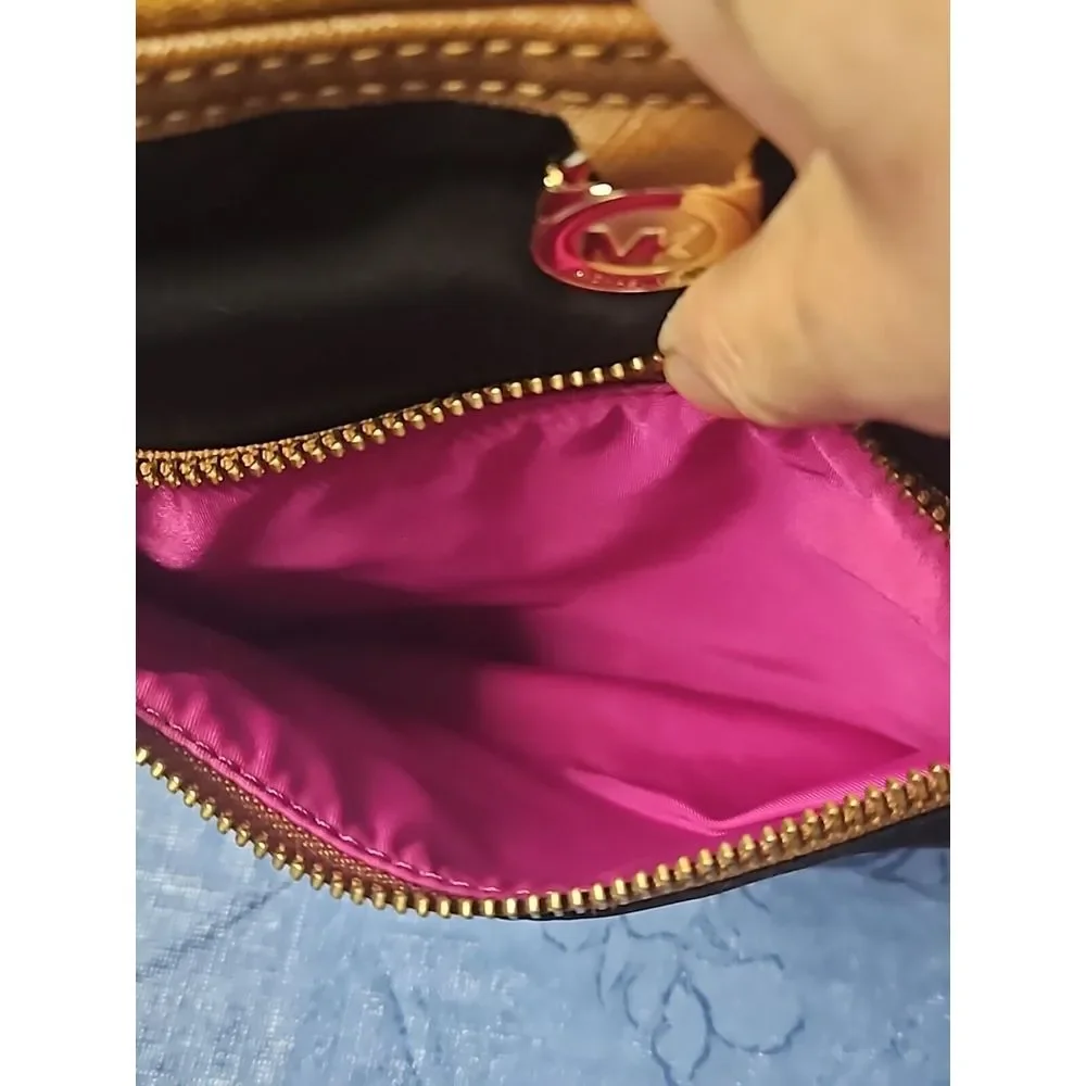 Michael Handbag Purse 32S5GKPC1C Kempton Swingpack‎ Black Nylon Bag Crossbody